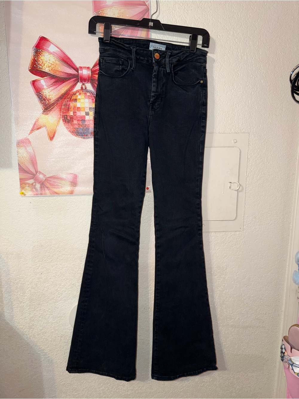 Frame Denim High-Rise Flare Jeans